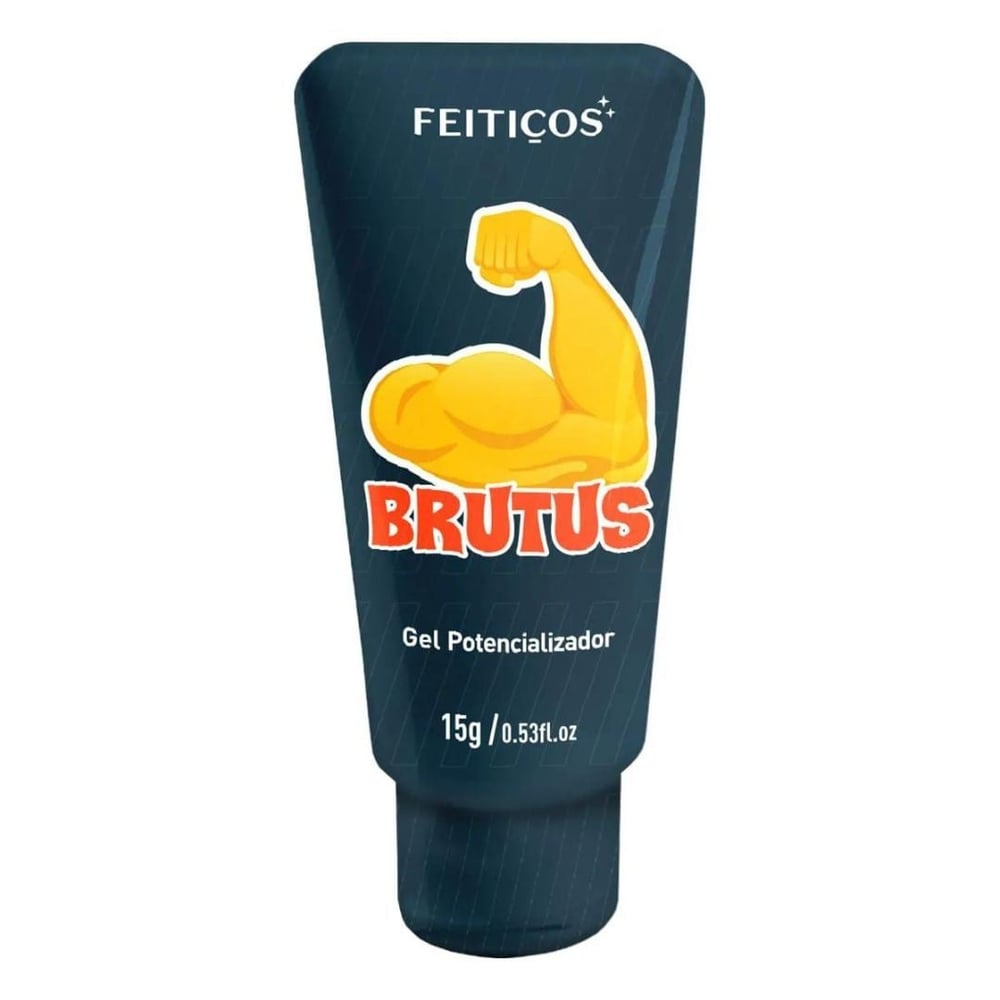Brutus Gel Masculino Potencializador 15G Linha 10 De 10 Feitiços Aromáticos