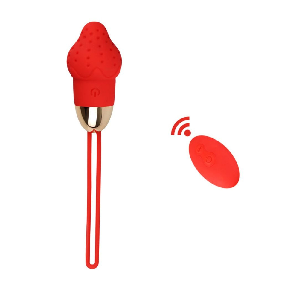Bullet Formato De Morango 10 Modos De Vibração Vibe Toys - Imagem 4