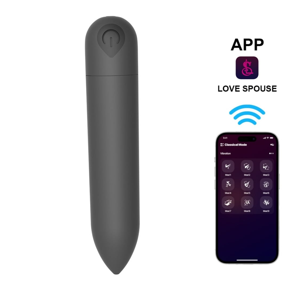 Bullet Wireless Com 10 Modos De Vibração Via App Vibe Toys - Imagem 2