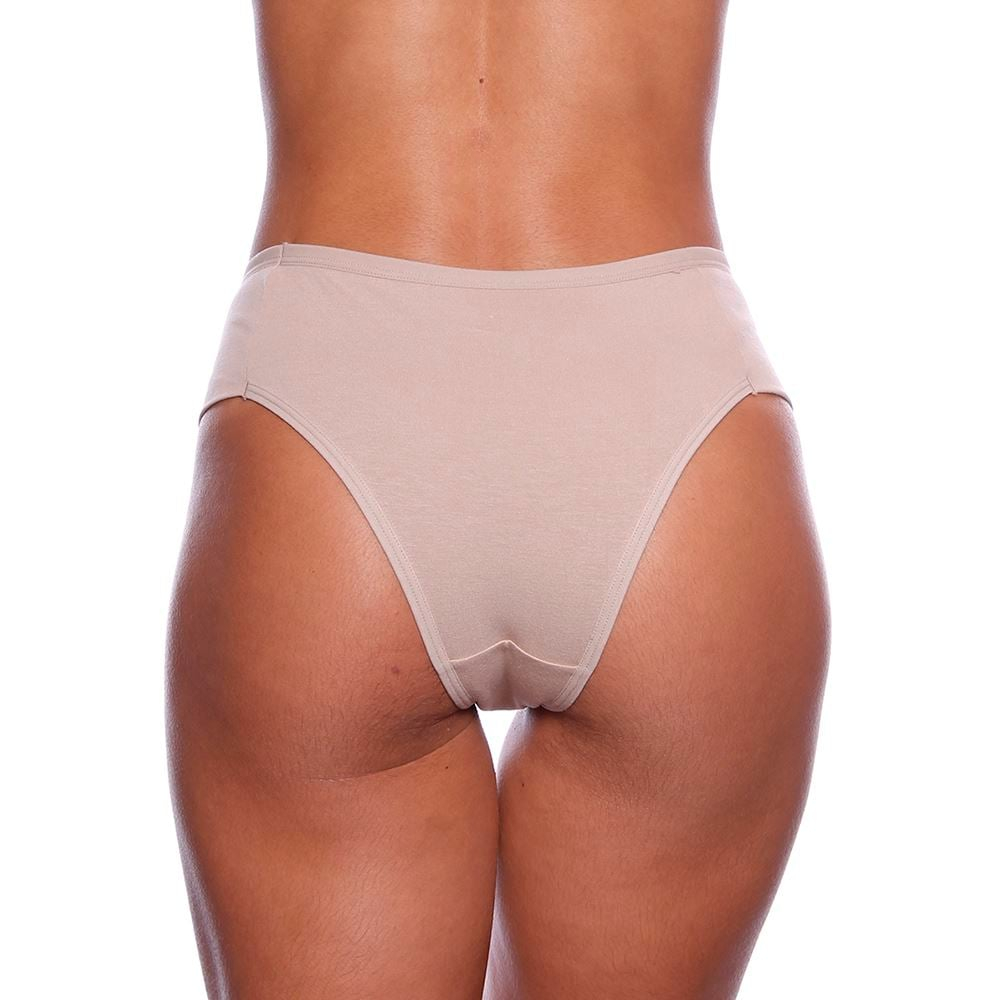 Calcinha Biquini Lateral Dupla Em Algodão Econfort Lingerie - Imagem 8