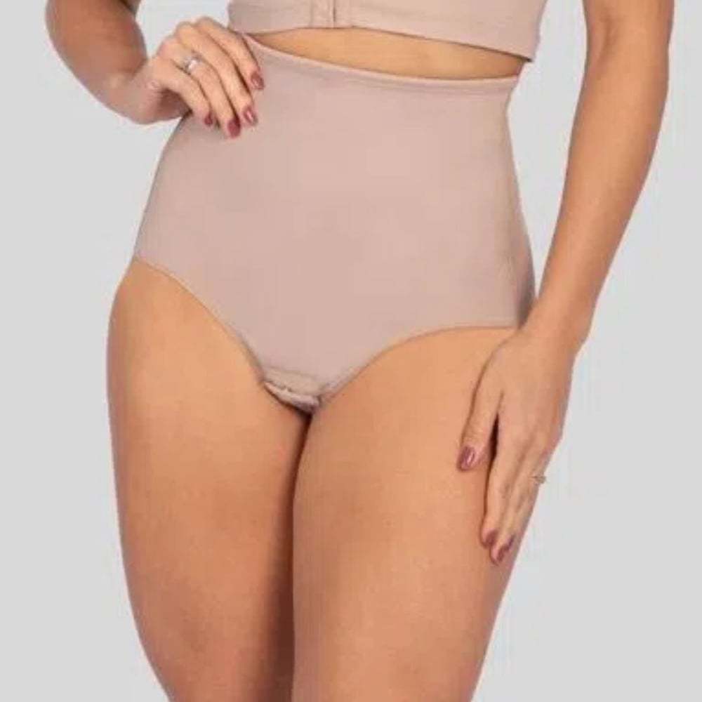 Body Plus Size Liso Modela Média Compressão Vi Lingerie - Imagem 7