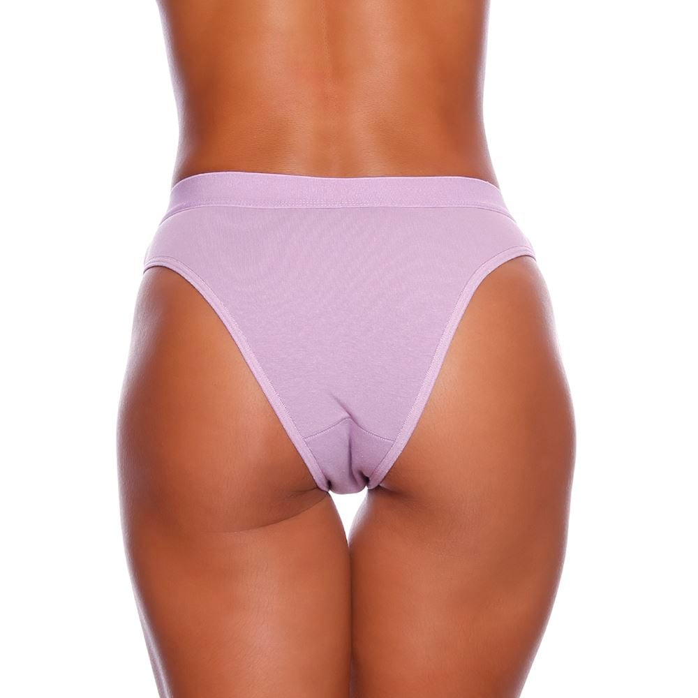 Calcinha De Cotton Básica Com Elástico Na Cintura Edima - Imagem 2