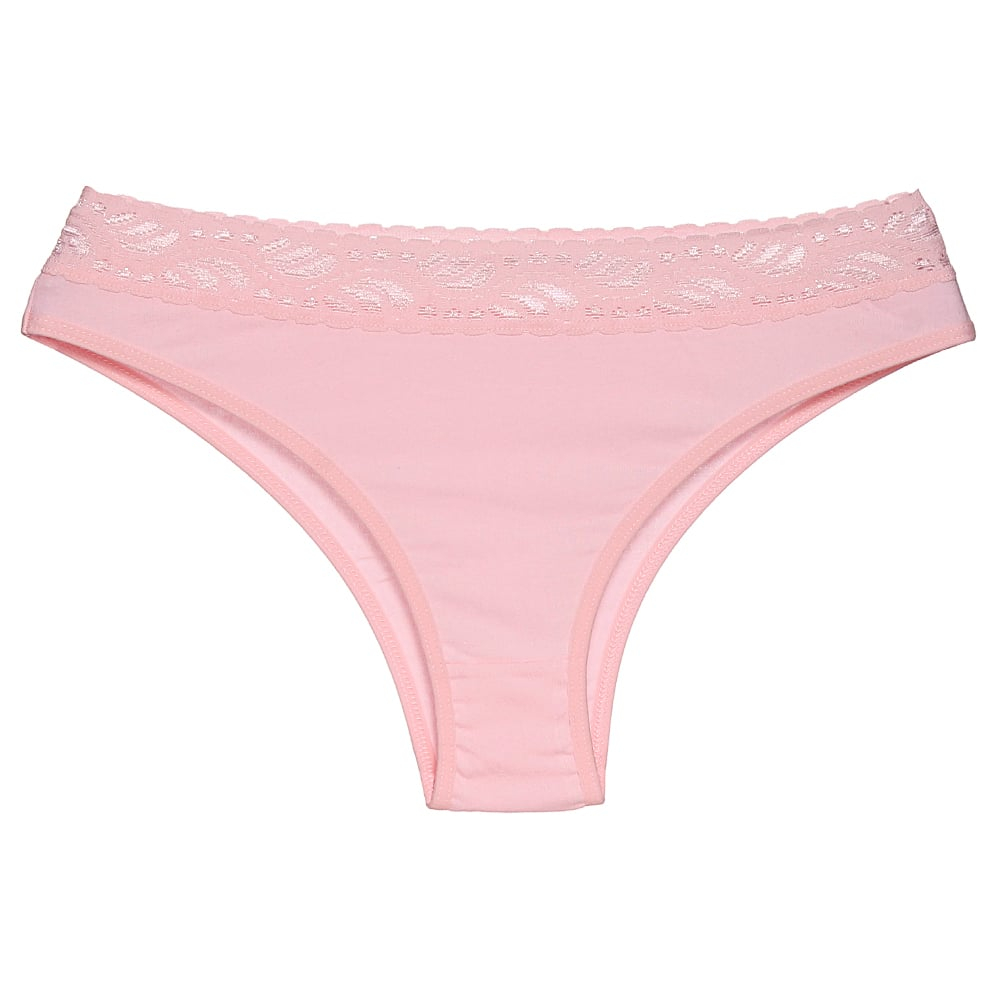 Calcinha De Cotton Com Renda Cintura Dolcii - Imagem 4