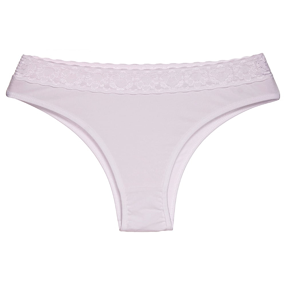 Calcinha De Cotton Com Renda Cintura Dolcii - Imagem 5