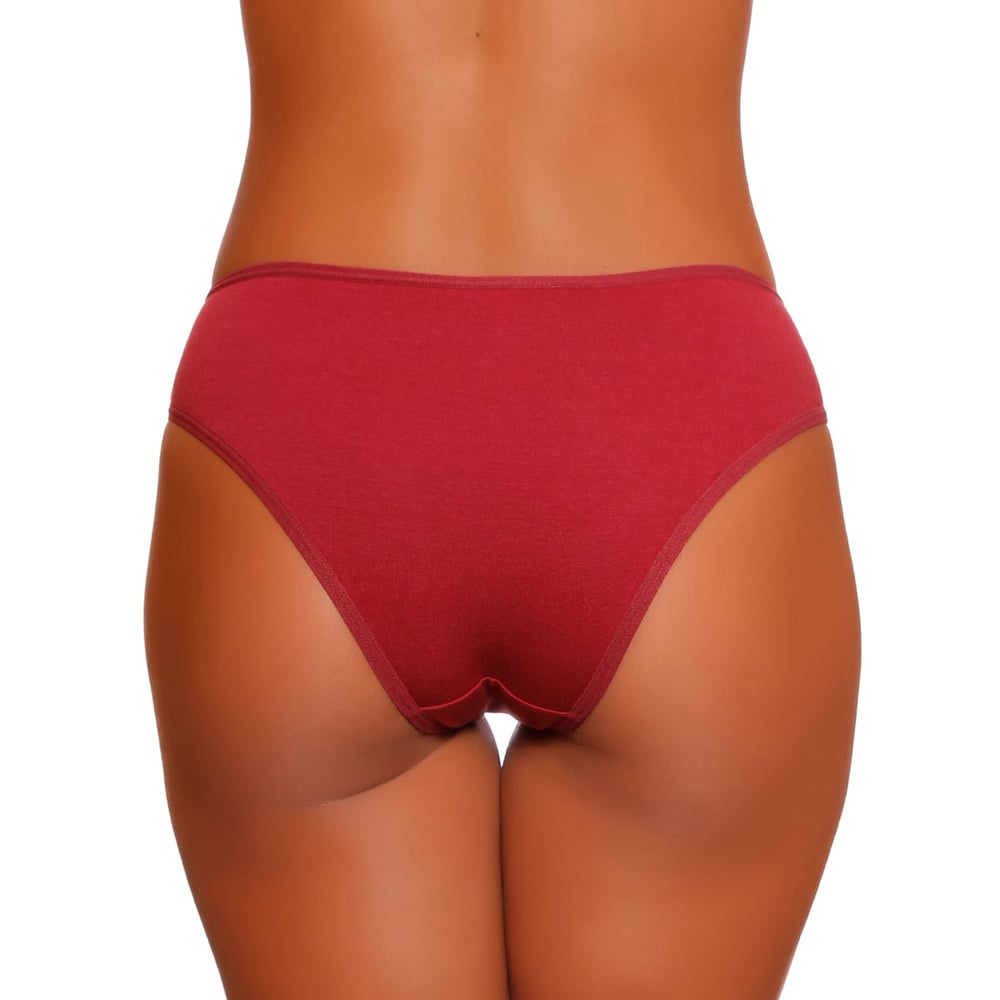 Calcinha Em Cotton Larga Lisa Mel Nassama - Imagem 2