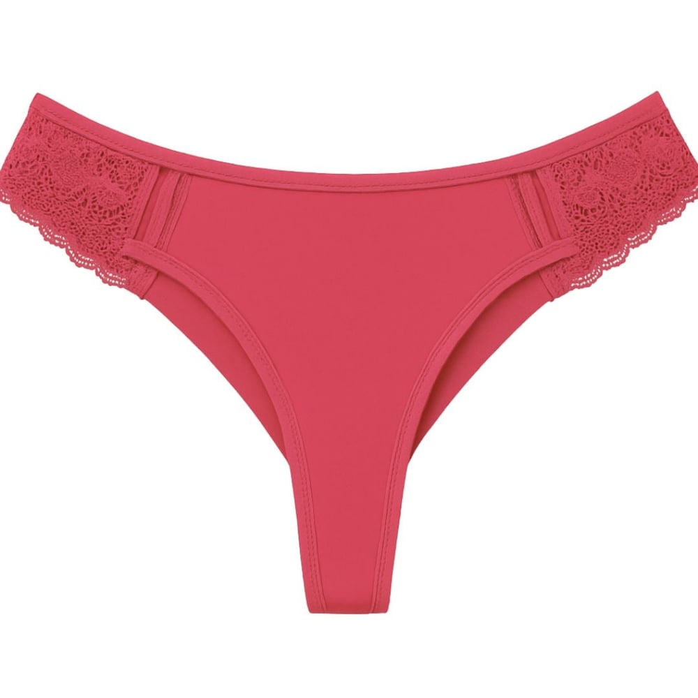 Calcinha Estilo Tanga Camélia Fio Duplo Microfibra Patitex - Imagem 2