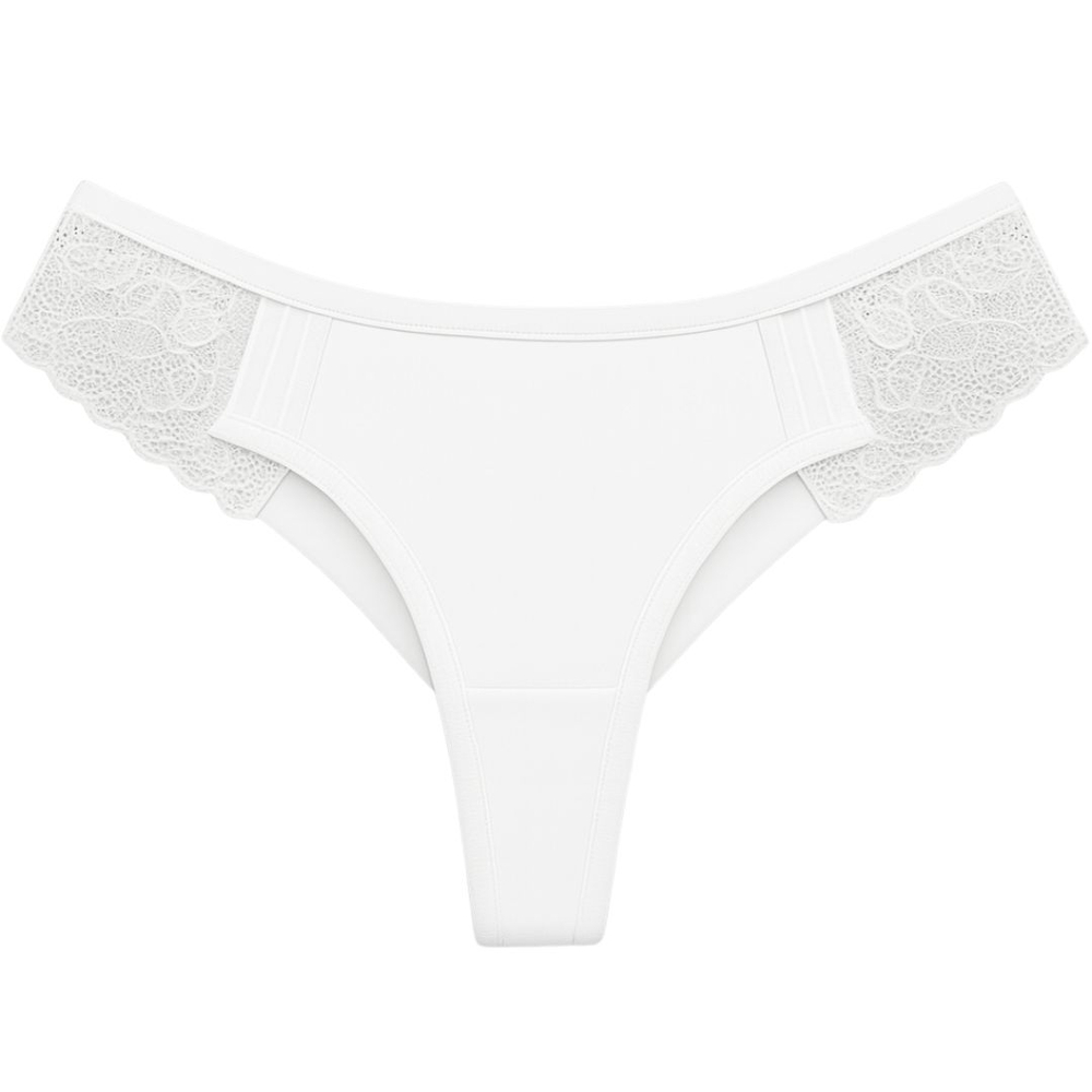 Calcinha Estilo Tanga Camélia Fio Duplo Microfibra Patitex - Imagem 3