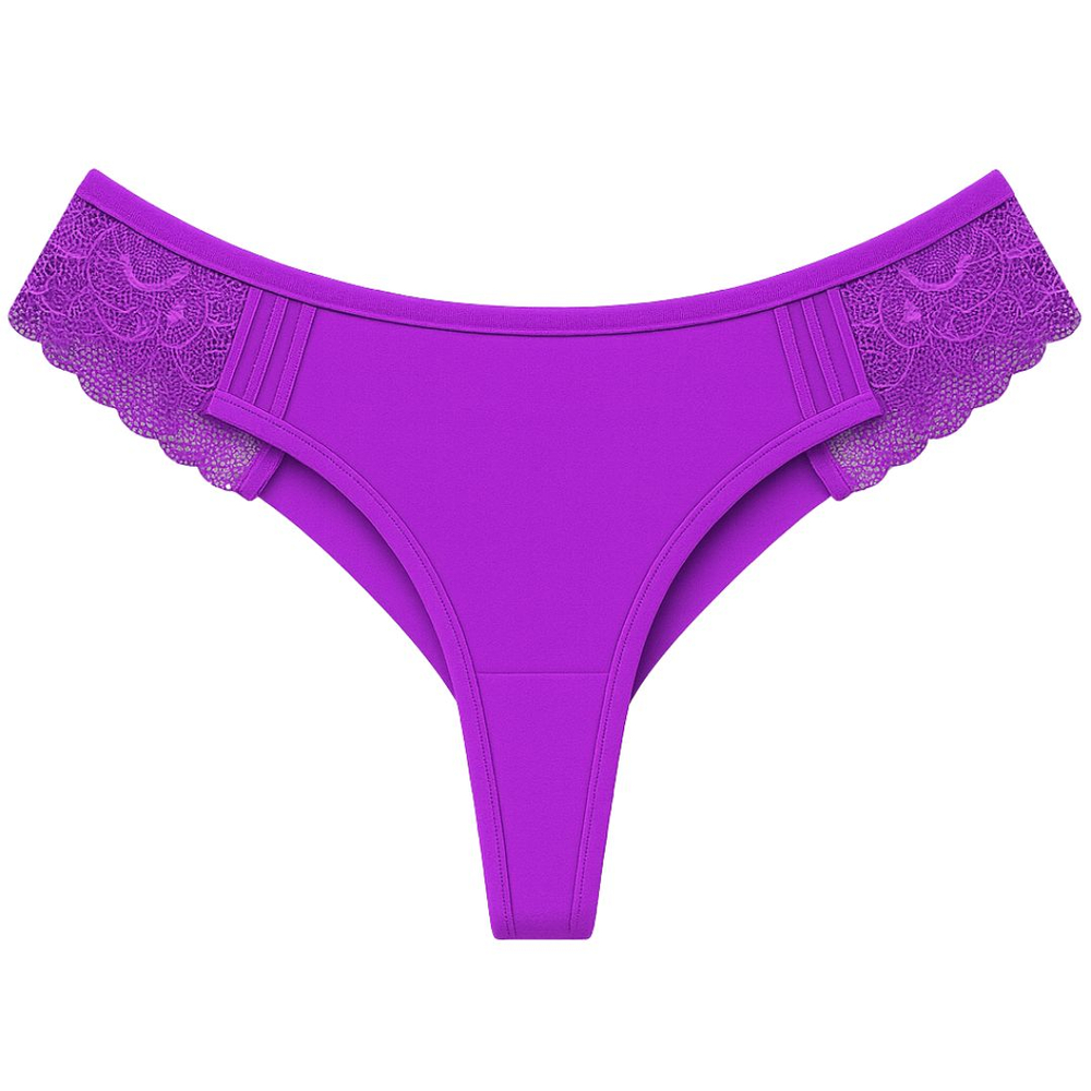 Calcinha Estilo Tanga Camélia Fio Duplo Microfibra Patitex - Imagem 6