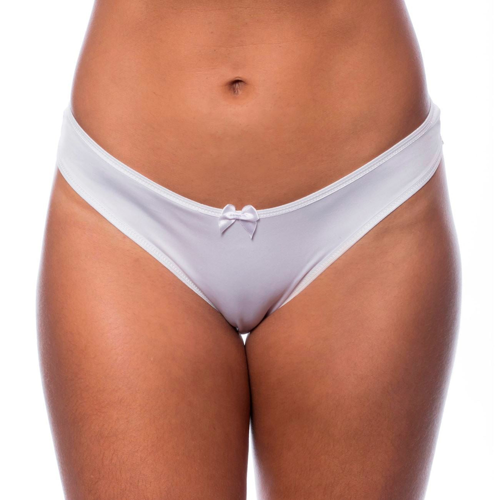 Calcinha Fio Dental Aplicação De Strass Playboy Patitex - Imagem 5