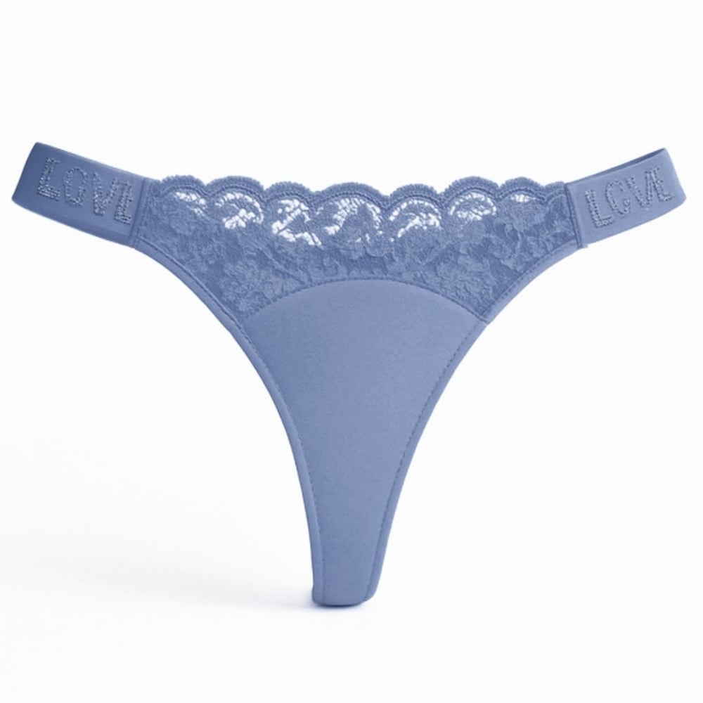 Calcinha Fio Dental Love Corte A Laser Com Detalhe Renda Frontal - Imagem 8