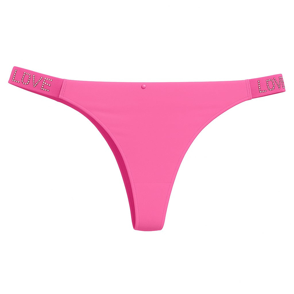 Calcinha Fio Dental Love Corte A Laser Lisa - Imagem 5