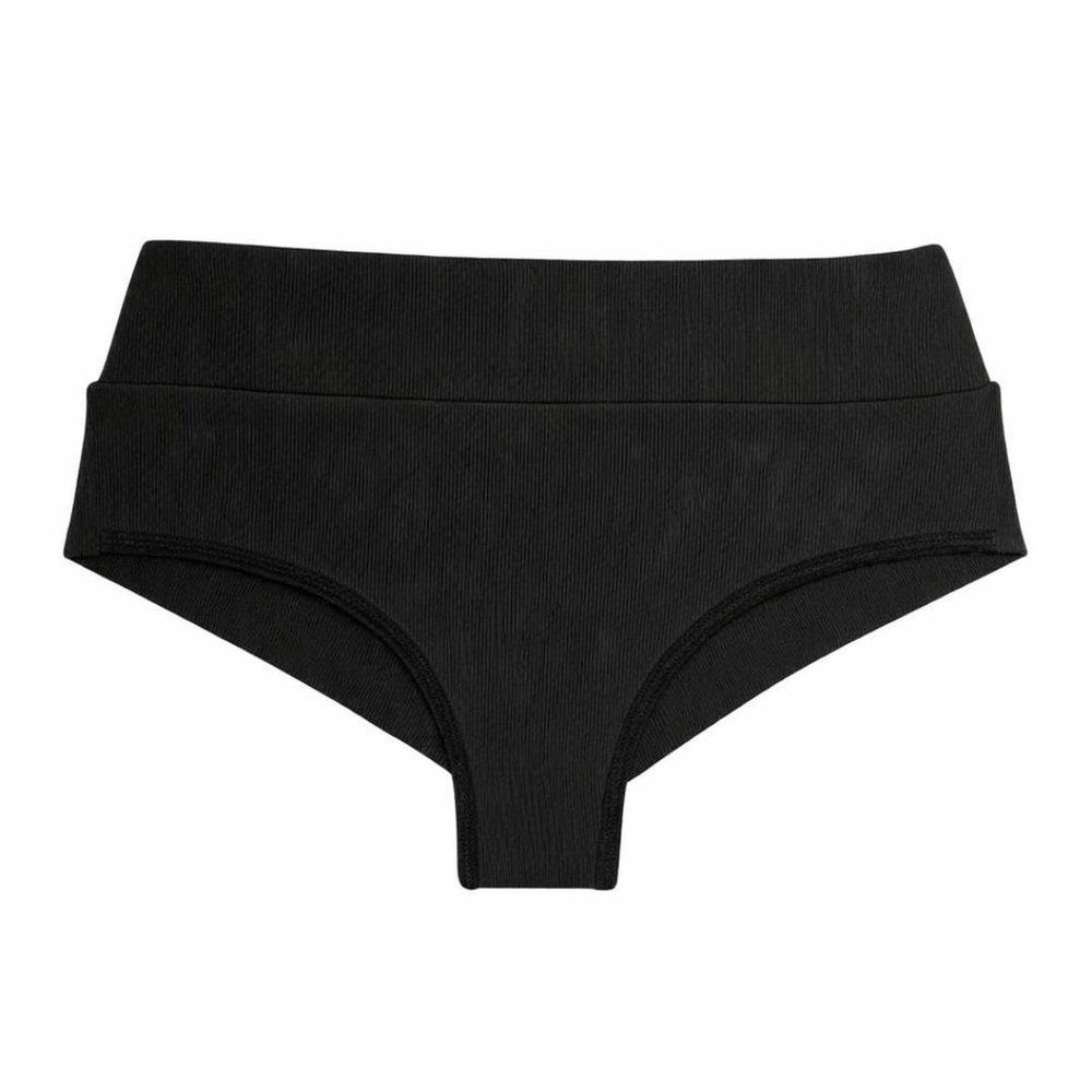 Calcinha Fio Duplo Clássica Tecido Canelado Concept Lingerie - Imagem 4