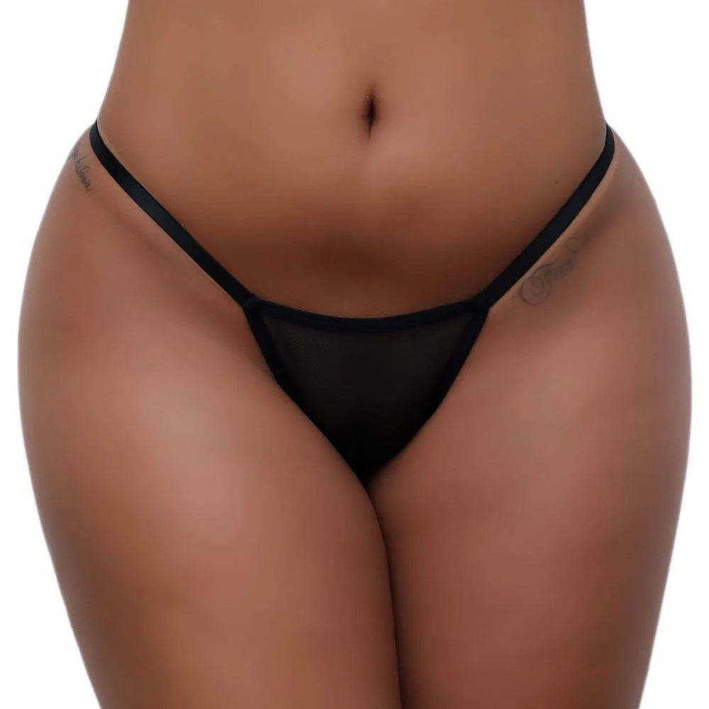 Calcinha Gislaine Strass Gulosa Tallyta Moda Apimentada - Imagem 5