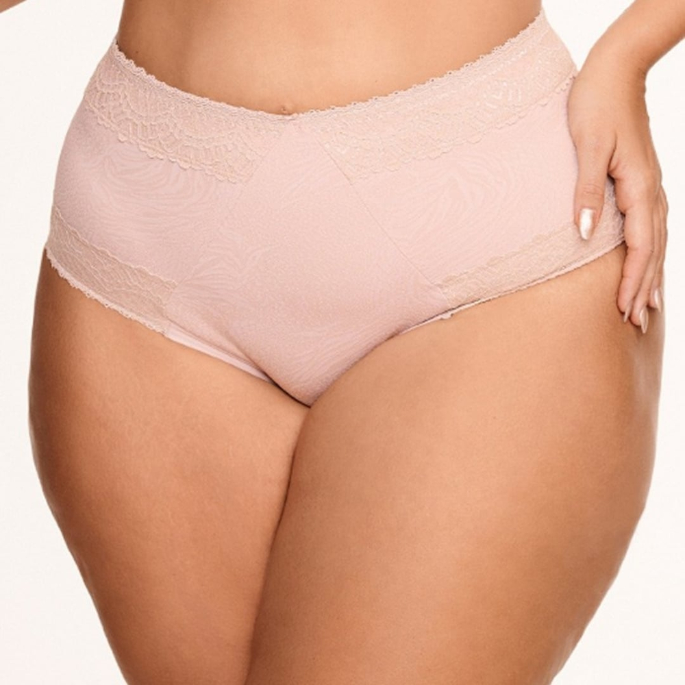 Calcinha Plus Size Cintura Alta Frente V Nayane - Imagem 2