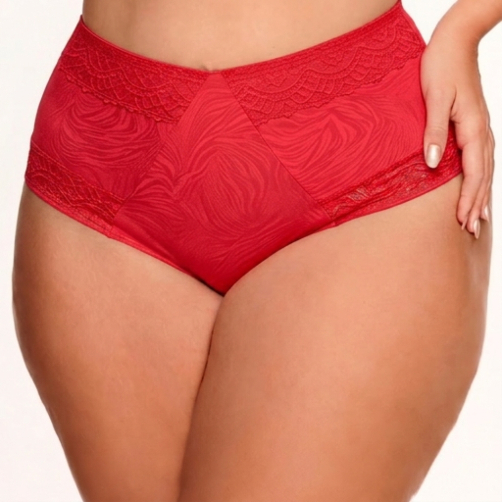 Calcinha Plus Size Cintura Alta Frente V Nayane - Imagem 4