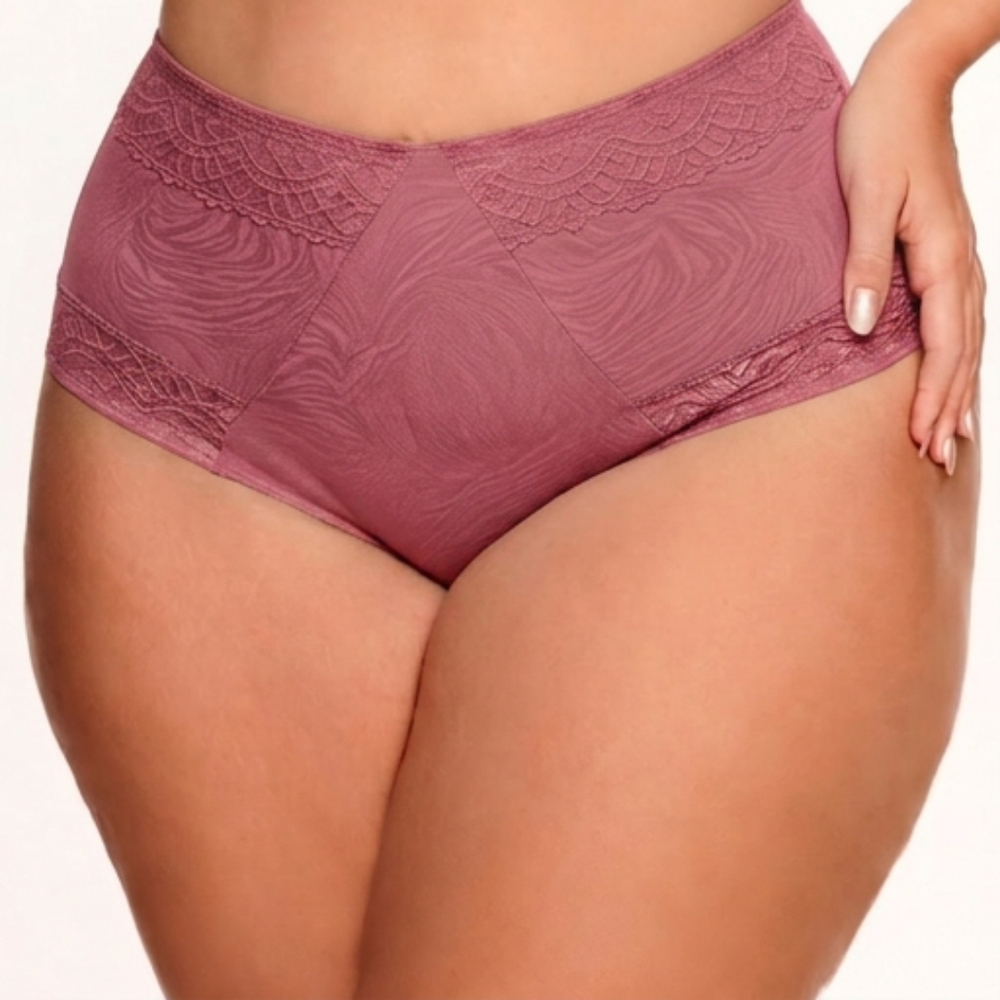 Calcinha Plus Size Cintura Alta Frente V Nayane - Imagem 5