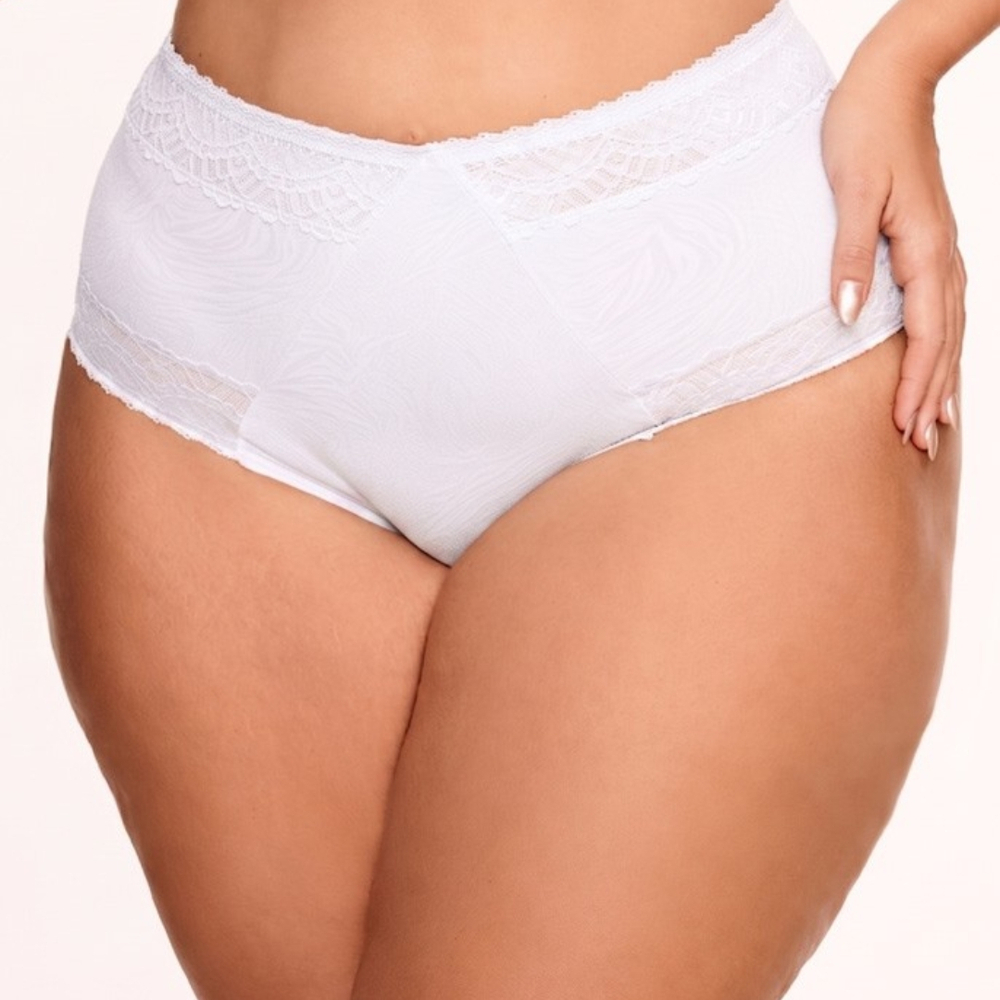 Calcinha Plus Size Cintura Alta Frente V Nayane - Imagem 7