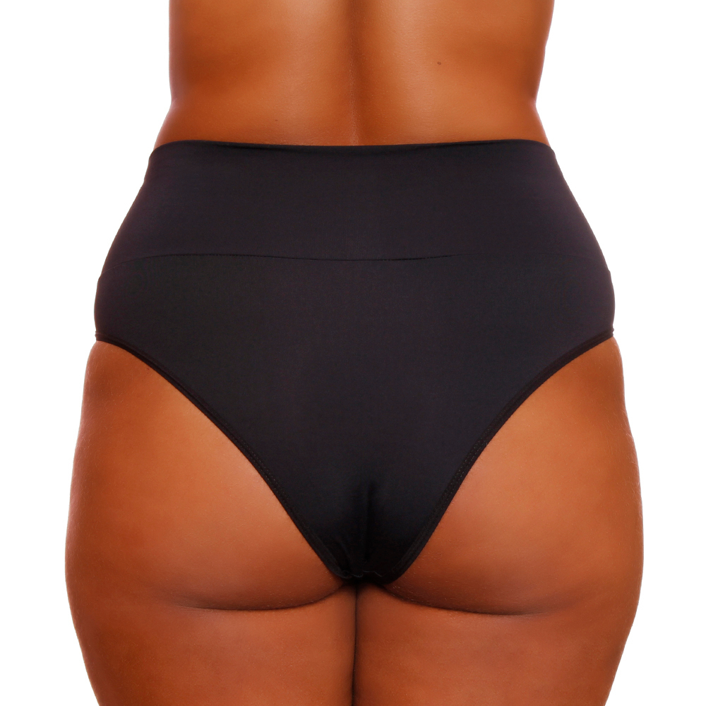 Calcinha Rubi Plus Size Em Microfibra Com Cintura Dupla Concept - Imagem 4