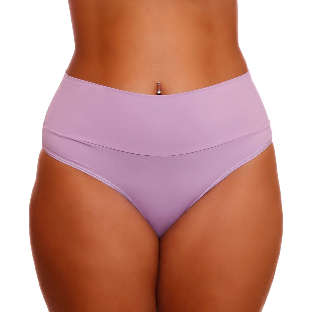 Calcinha Rubi Plus Size Em Microfibra Com Cintura Dupla Concept - Imagem 5