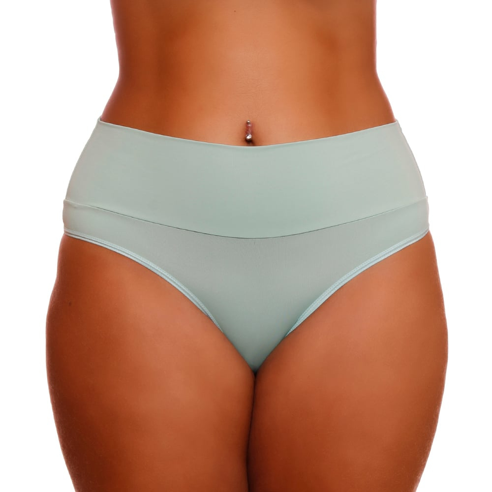 Calcinha Rubi Plus Size Em Microfibra Com Cintura Dupla Concept - Imagem 7