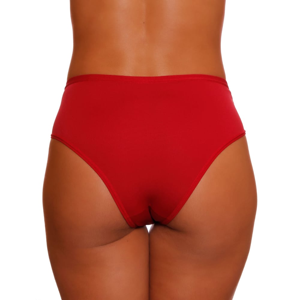 Calcinha Ultrafirmadora Cintura Alta Com Renda Nayane - Imagem 2