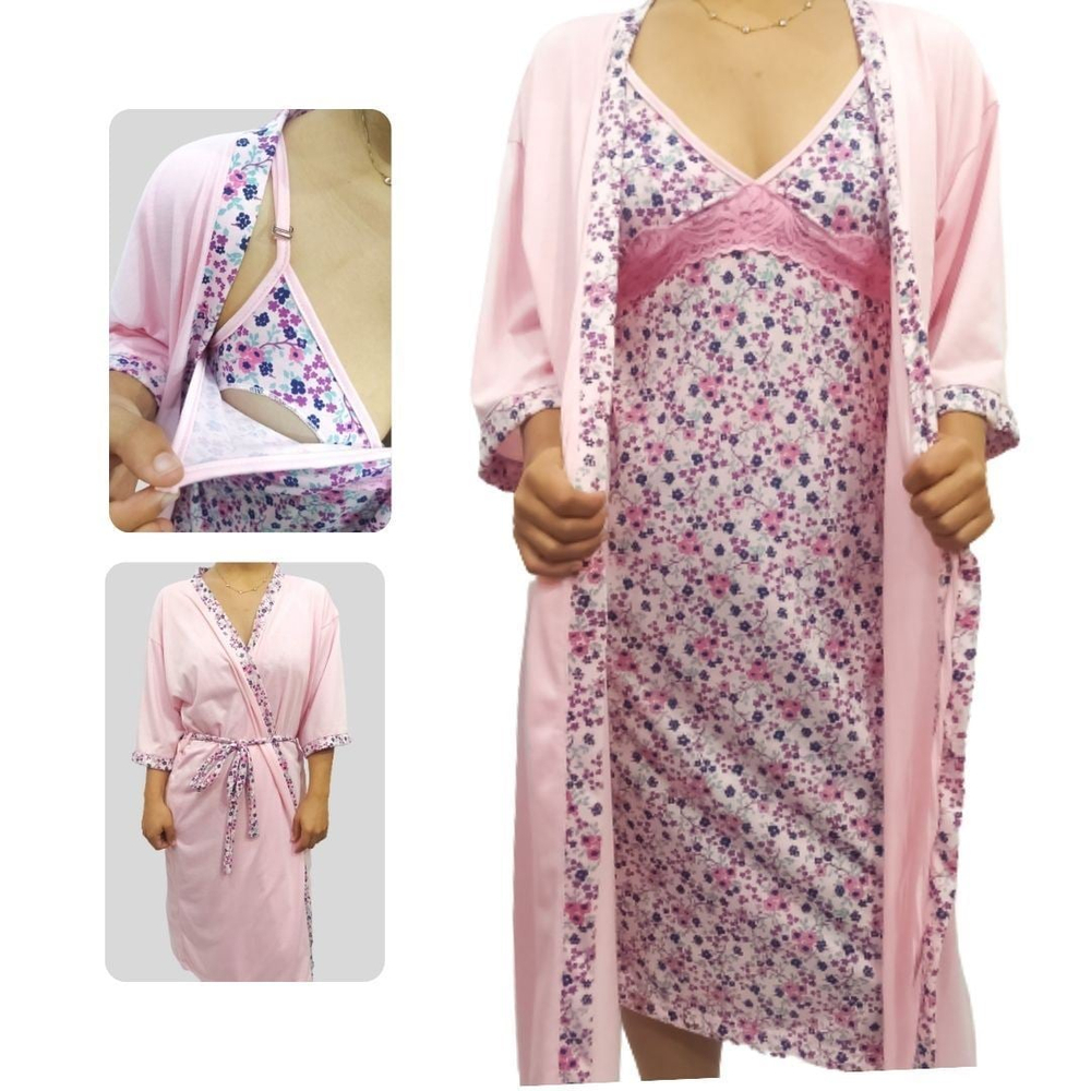 Camisola De Amamentação Com Robe Necta - Imagem 5