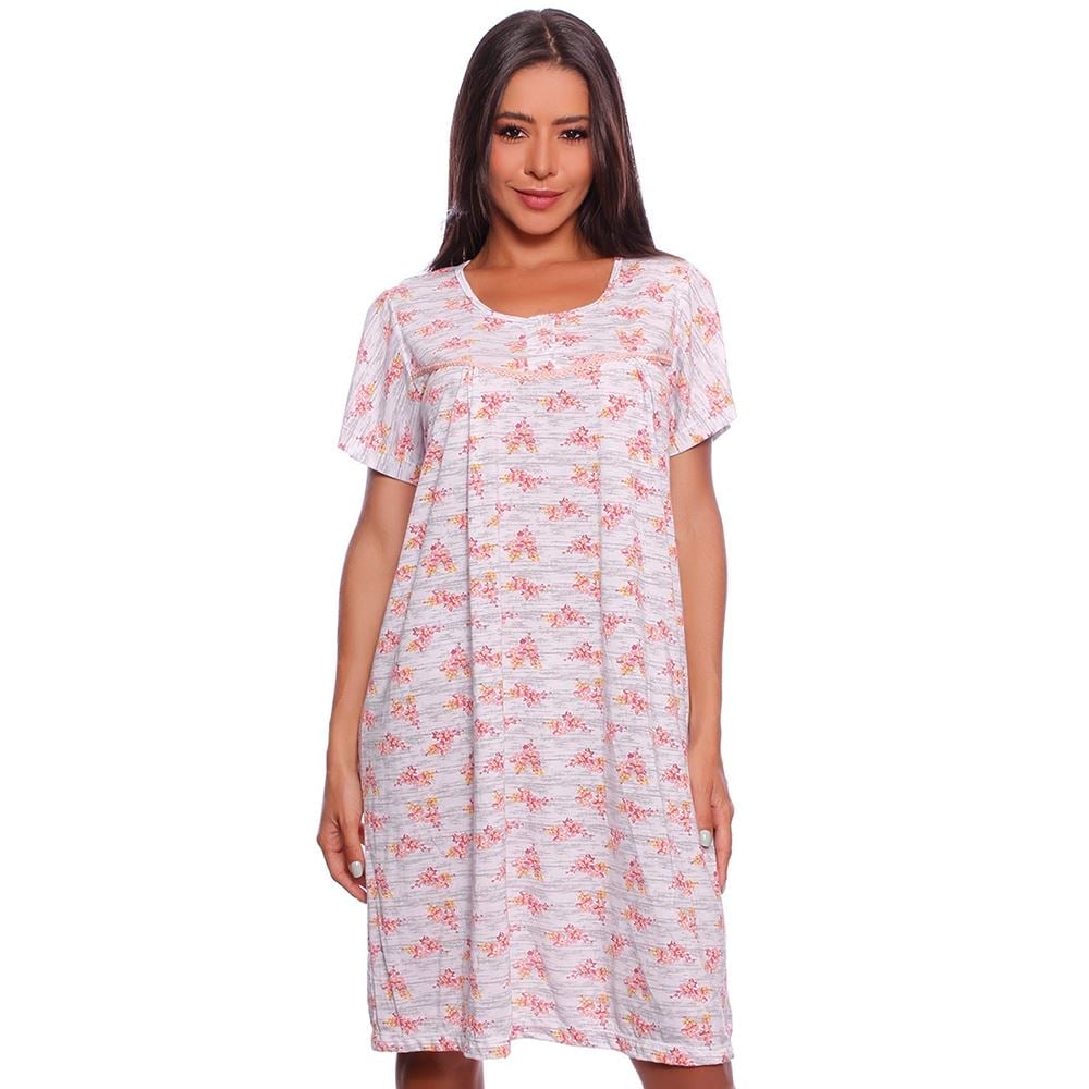 Camisola Estampada Com Botões Frontal Necta - Imagem 7