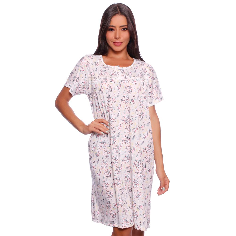 Camisola Estampada Com Botões Frontal Necta - Imagem 9