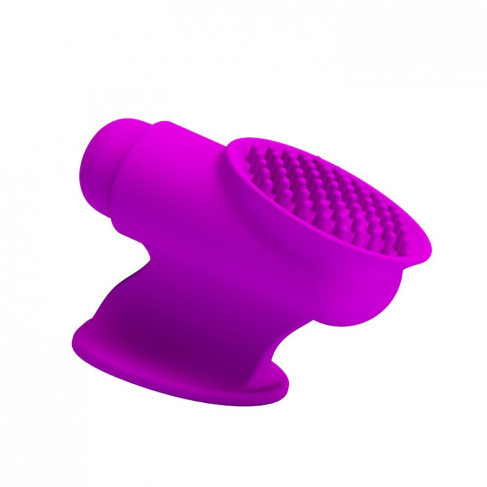 Capa De Dedo Com Estimulador Clitoriano Freda 12 Modos De Vibrações Pretty Love - Imagem 5