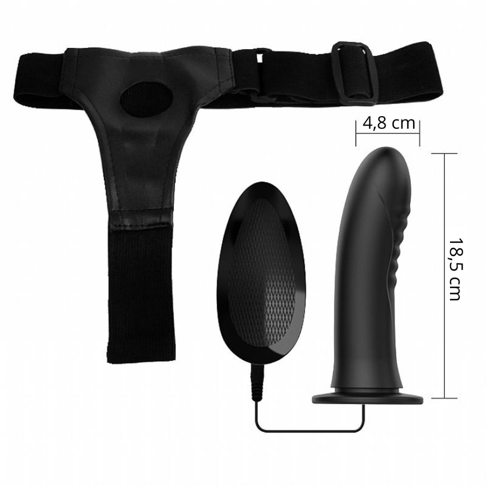 Capa Peniana Com Cinta E Vibrador Multivelocidade Myron Pretty Love - Imagem 4