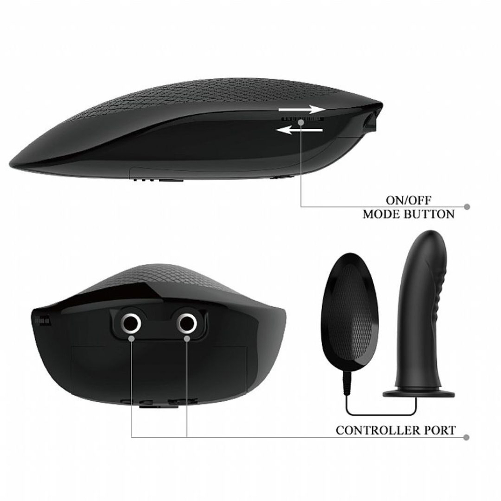 Capa Peniana Com Cinta E Vibrador Multivelocidade Myron Pretty Love - Imagem 5