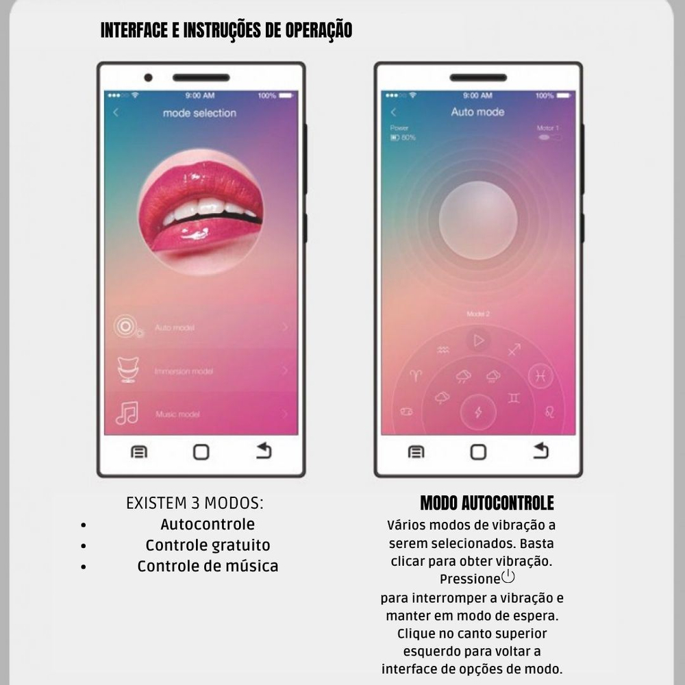 Cápsula Vibratória Elvira Com Bluetooth 12 Vibrações App Control Pretty Love - Imagem 8