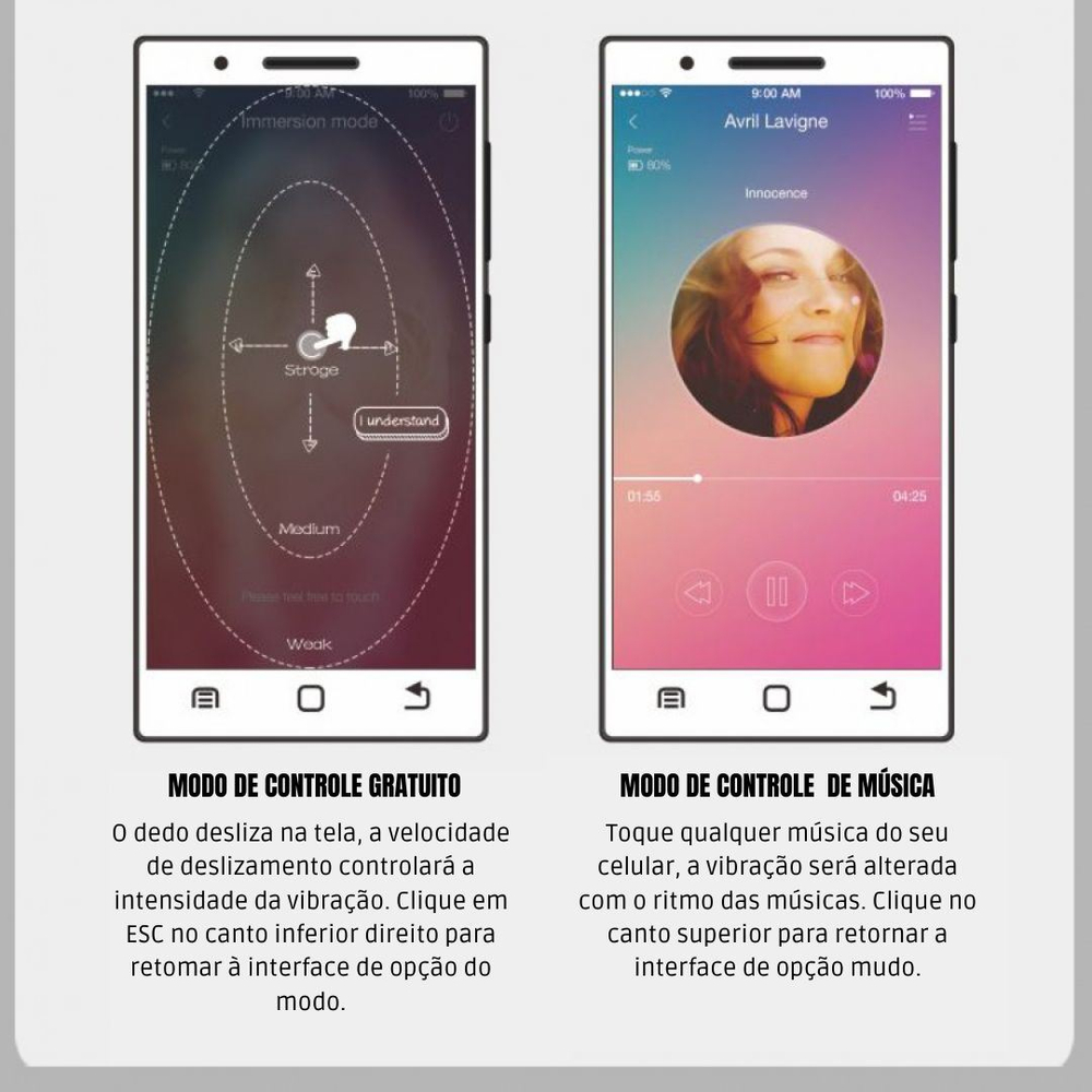 Cápsula Vibratória Elvira Com Bluetooth 12 Vibrações App Control Pretty Love - Imagem 9