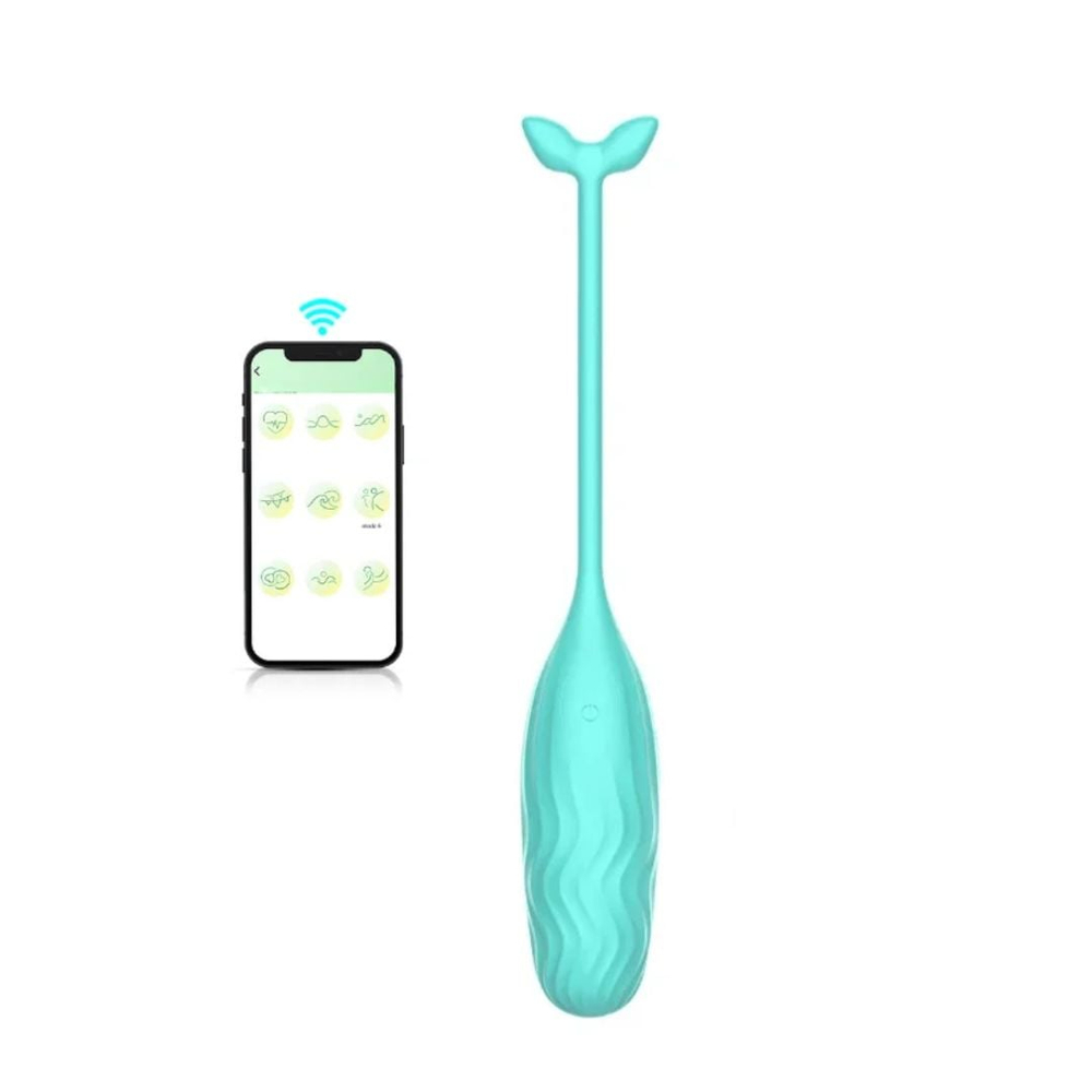 Cápsula Vibratória Em Formato De Baleia Por Aplicativo Vibe Toys - Imagem 4