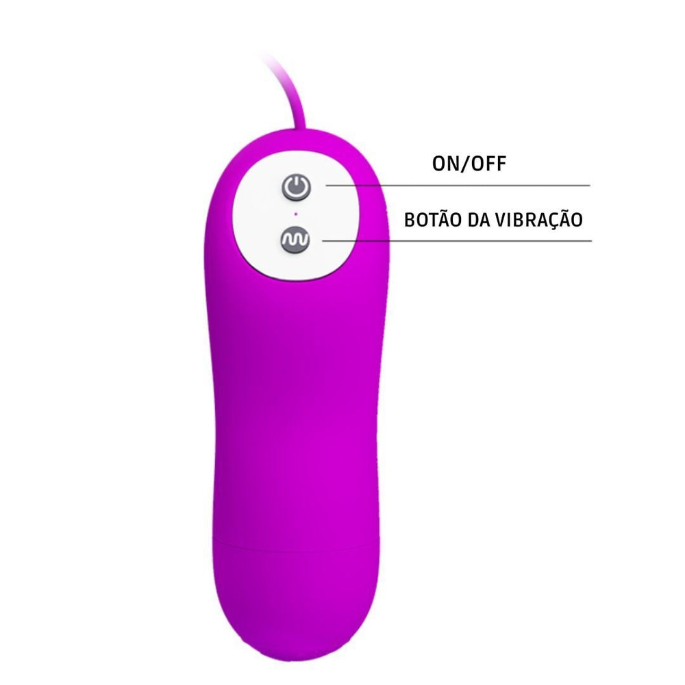 Cápsula Vibratória Eunice Com Controle 12 Vibrações Pretty Love - Imagem 6