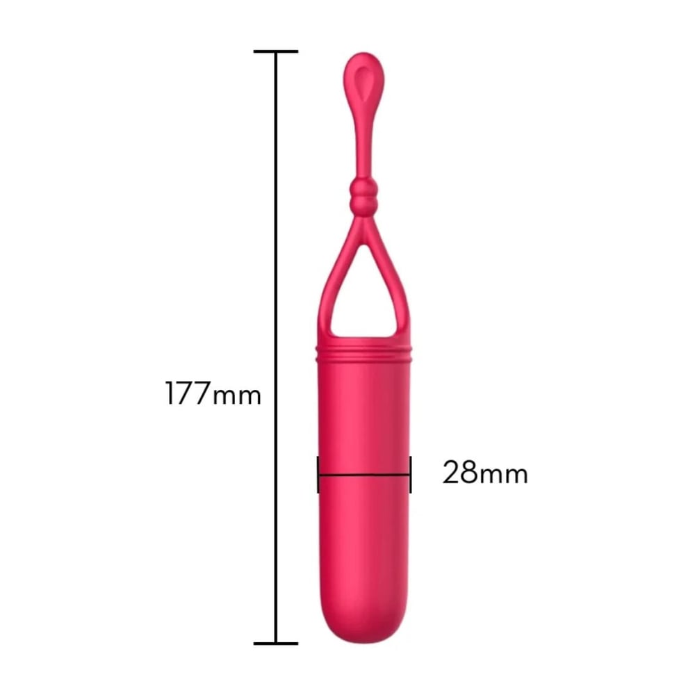 Cápsula Vibratória Recarregável Formato De Bala 10 Vibrações Vibe Toys - Imagem 5