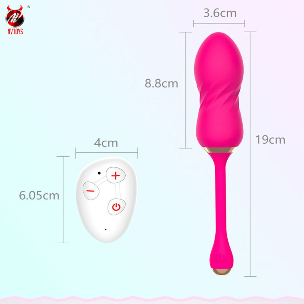 Cápsula Vibratória Roxy Com Controle Remoto 6 Vibrações E 3 Modos De Vai E Vem Nv Toys - Imagem 4