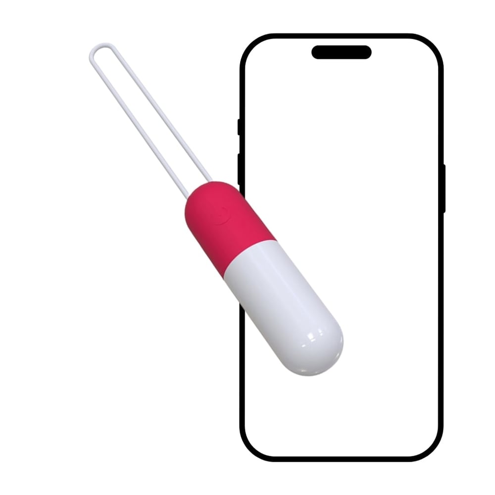 Cápsula Wireless Com 10 Modos De Vibração E Com Controle Via App - Imagem 2