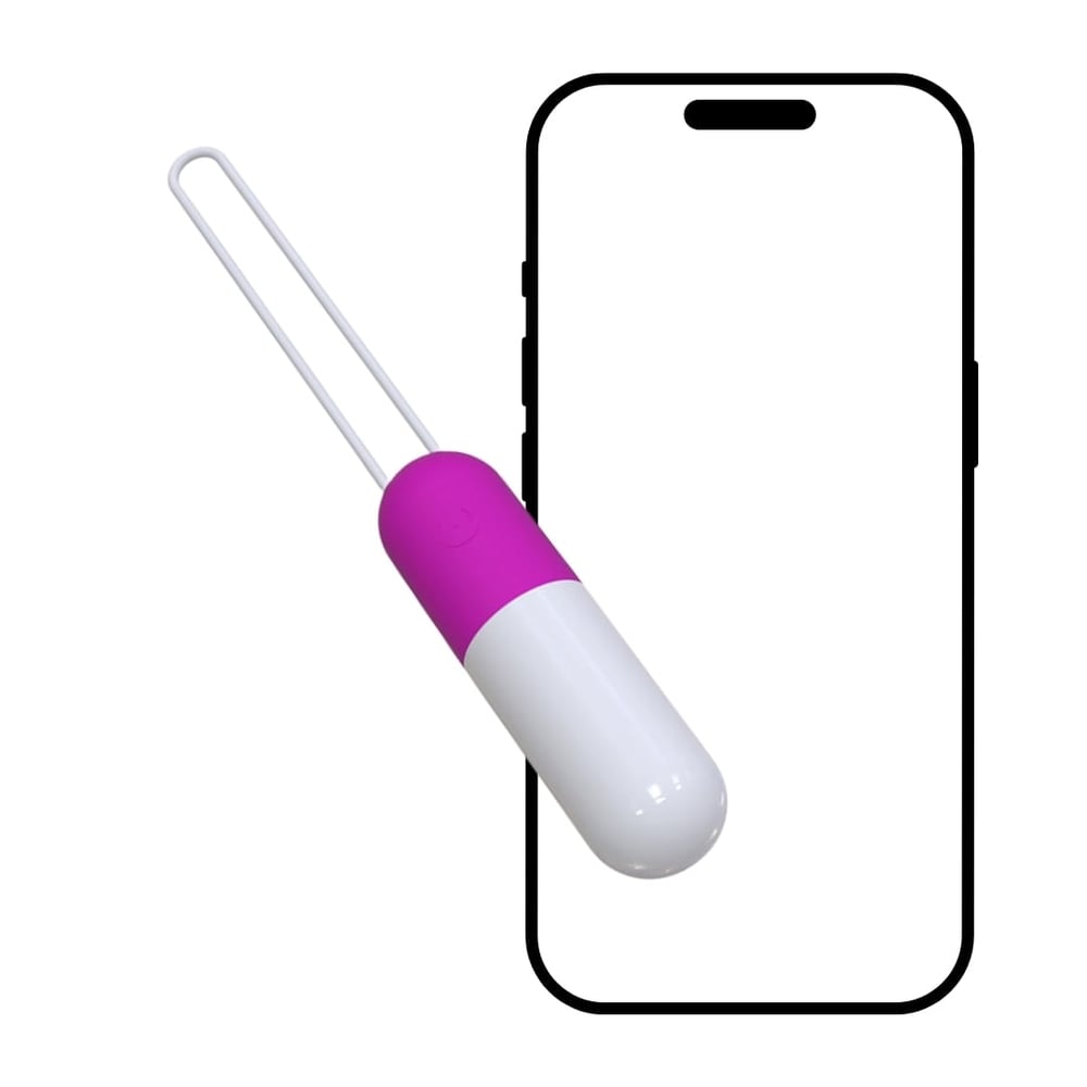 Cápsula Wireless Com 10 Modos De Vibração E Com Controle Via App - Imagem 3