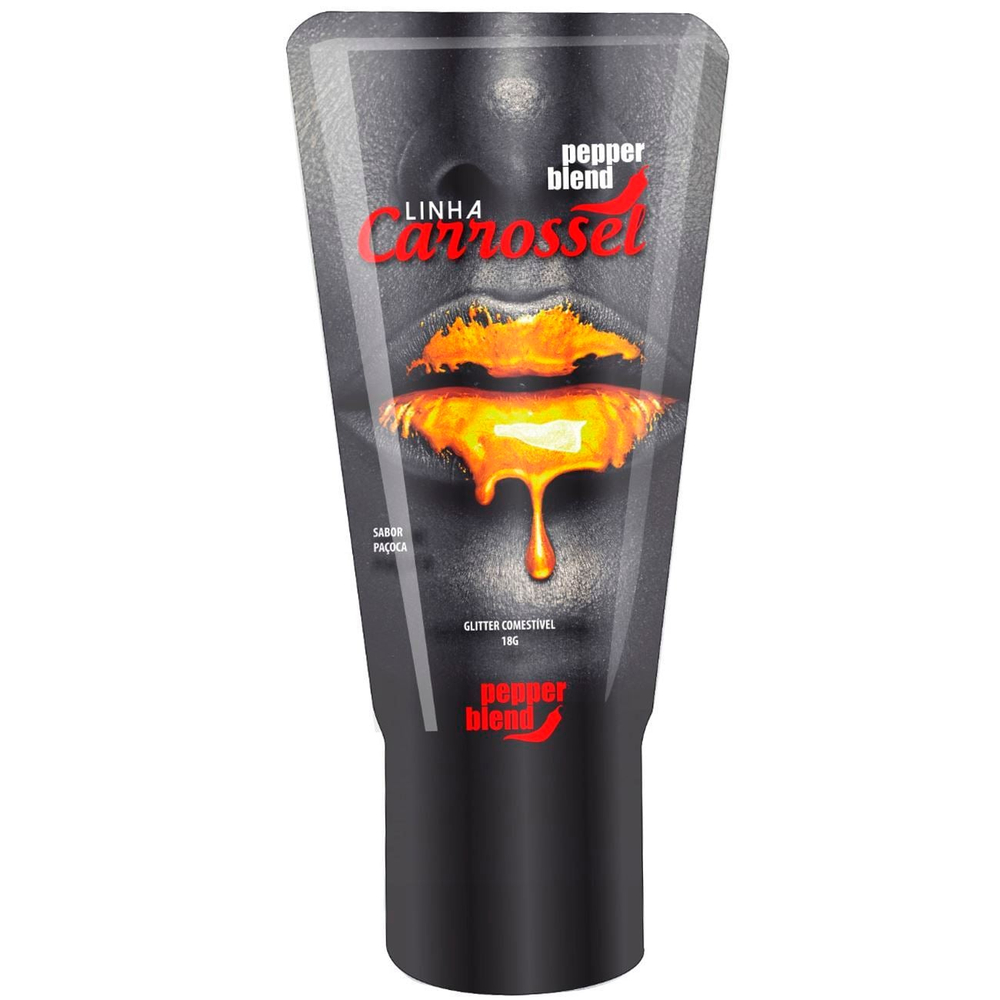 Carrossel Gel Lubrificante Com Glitter Beijável 18G Pepper Blend - Imagem 7