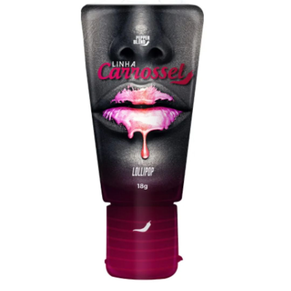 Carrossel Gel Lubrificante Com Glitter Beijável 18G Pepper Blend - Imagem 10