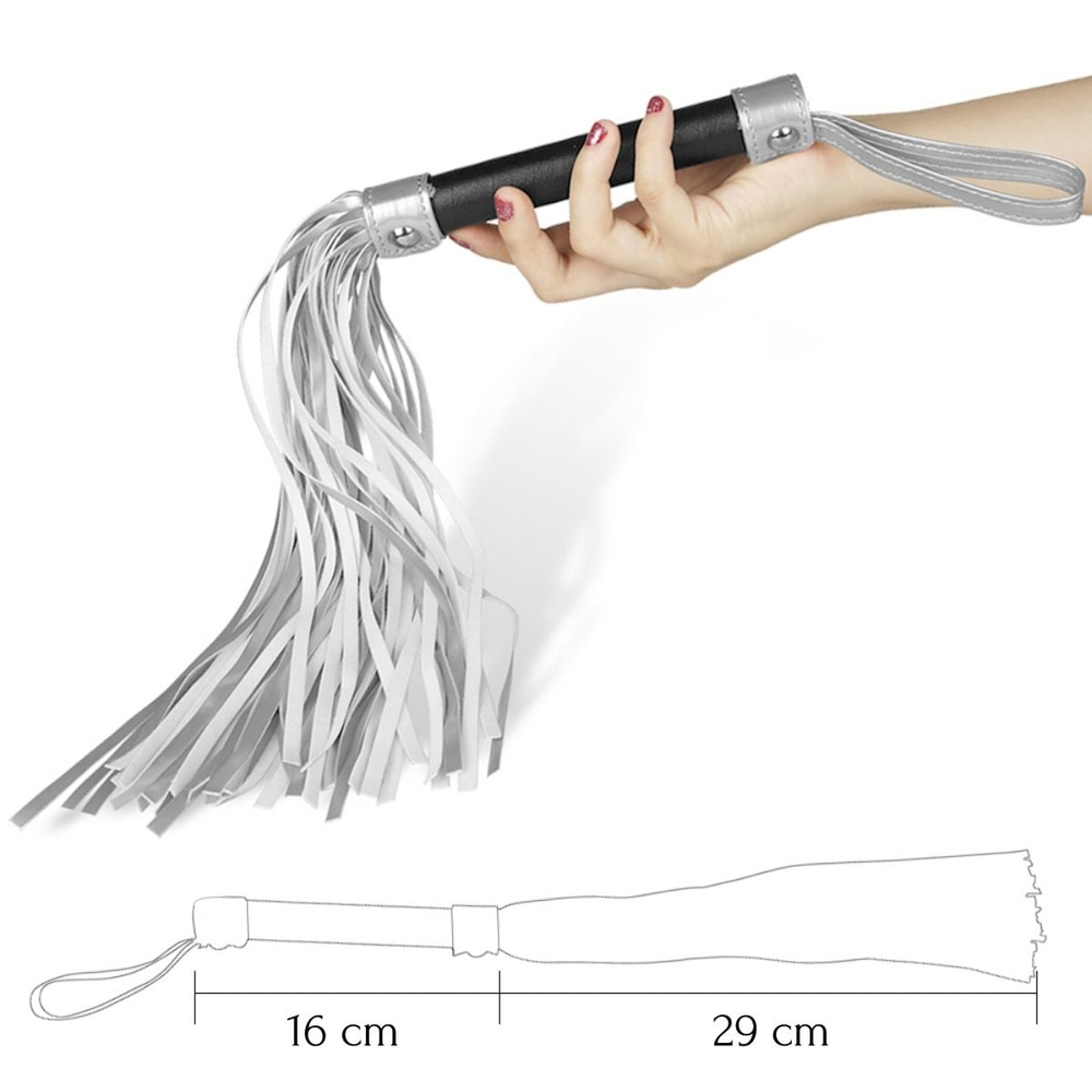 Chicote Em Couro Luxo My Flogger Linha Struggle Lovetoy - Imagem 2