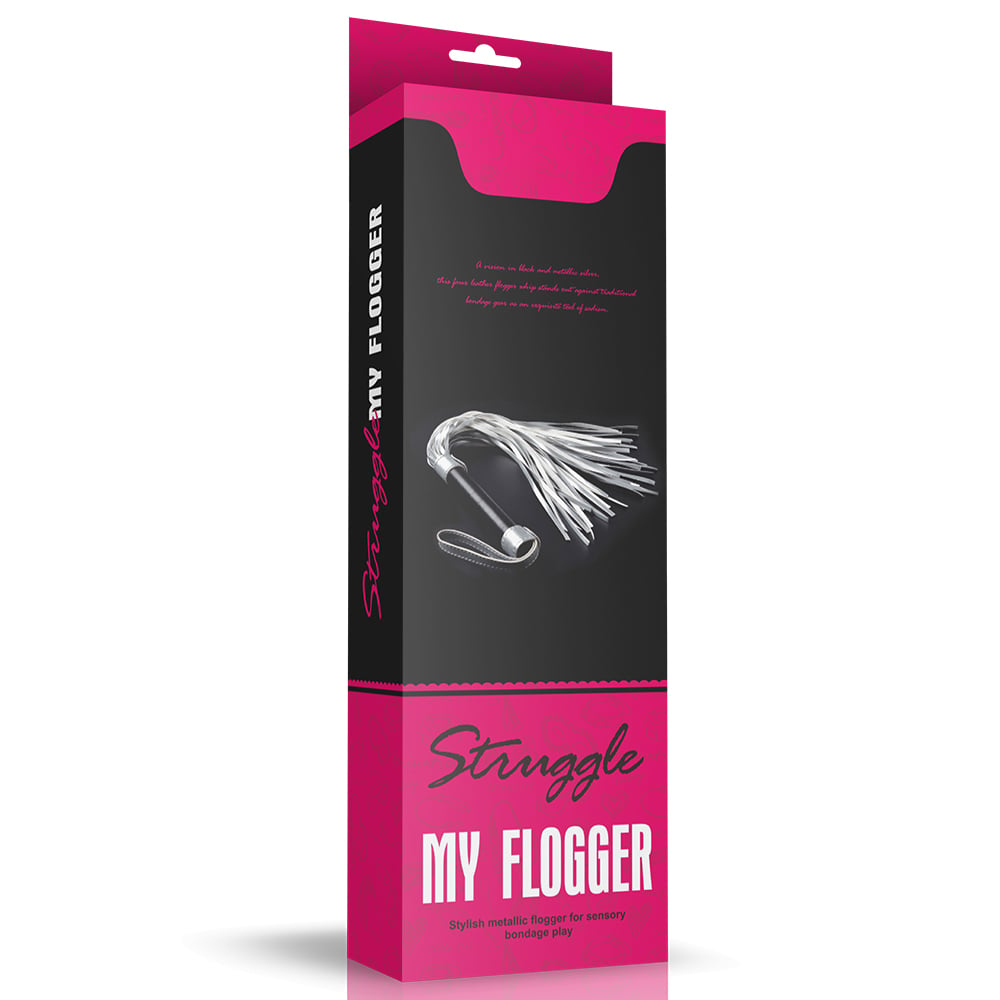 Chicote Em Couro Luxo My Flogger Linha Struggle Lovetoy - Imagem 6