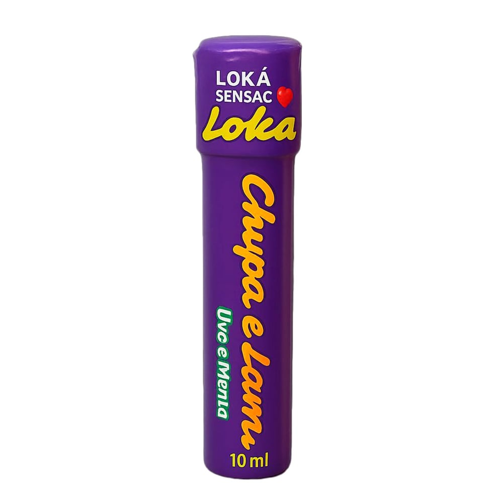 Chup E Lambe Gel Beijável 10Ml Loka Sensação - Imagem 2
