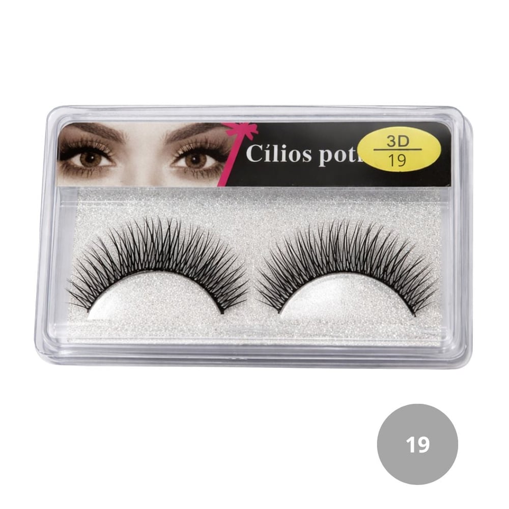 Cílios Postiços Com Case Redonda 14Mm Vibe Toys - Imagem 7