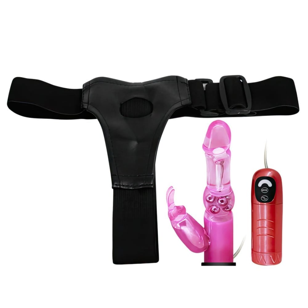 Cinta Com Vibrador Rotativo E Estimulador Clitoriano 7 Vibrações Vibe Toys - Imagem 6