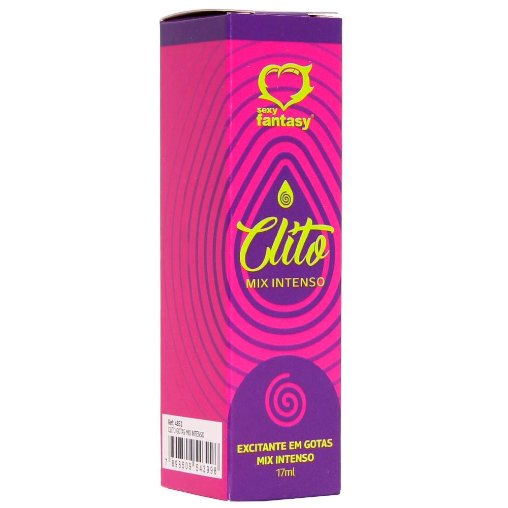 Clito Excitante Em Gotas Mix Intenso 17Ml Sexy Fantasy - Imagem 3
