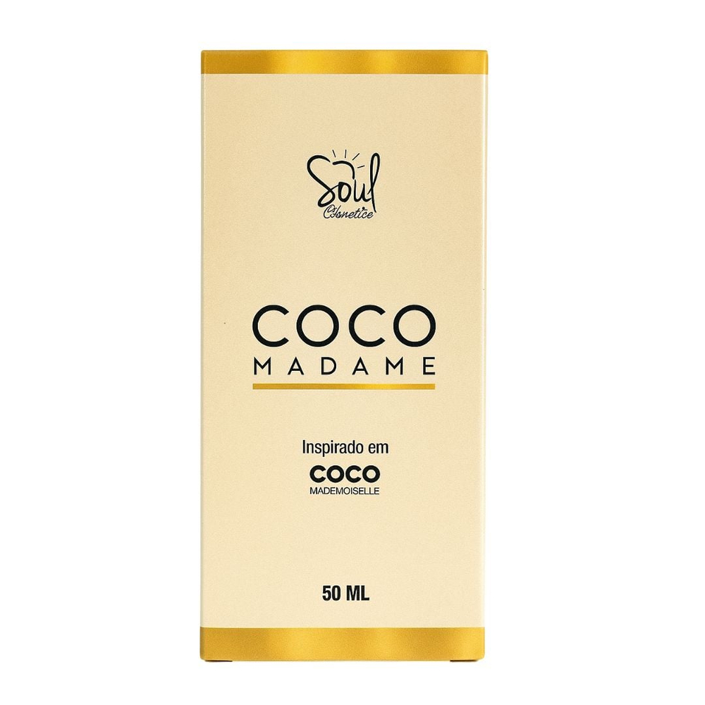 Coco Madame Colônia Feminina 50Ml Soul Cosméticos - Imagem 3