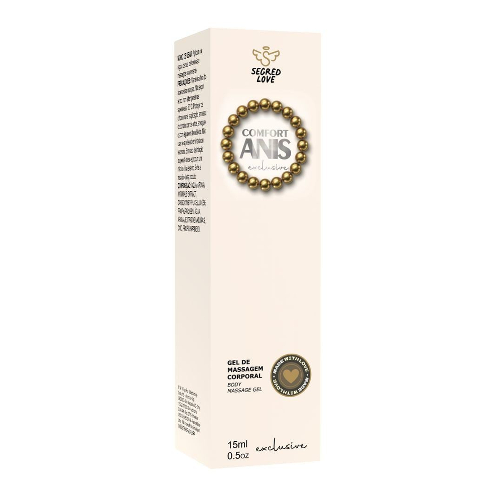 Comfort Anis Dessensibilizante Anal Linha Exclusive 15Ml Segred Love - Imagem 3