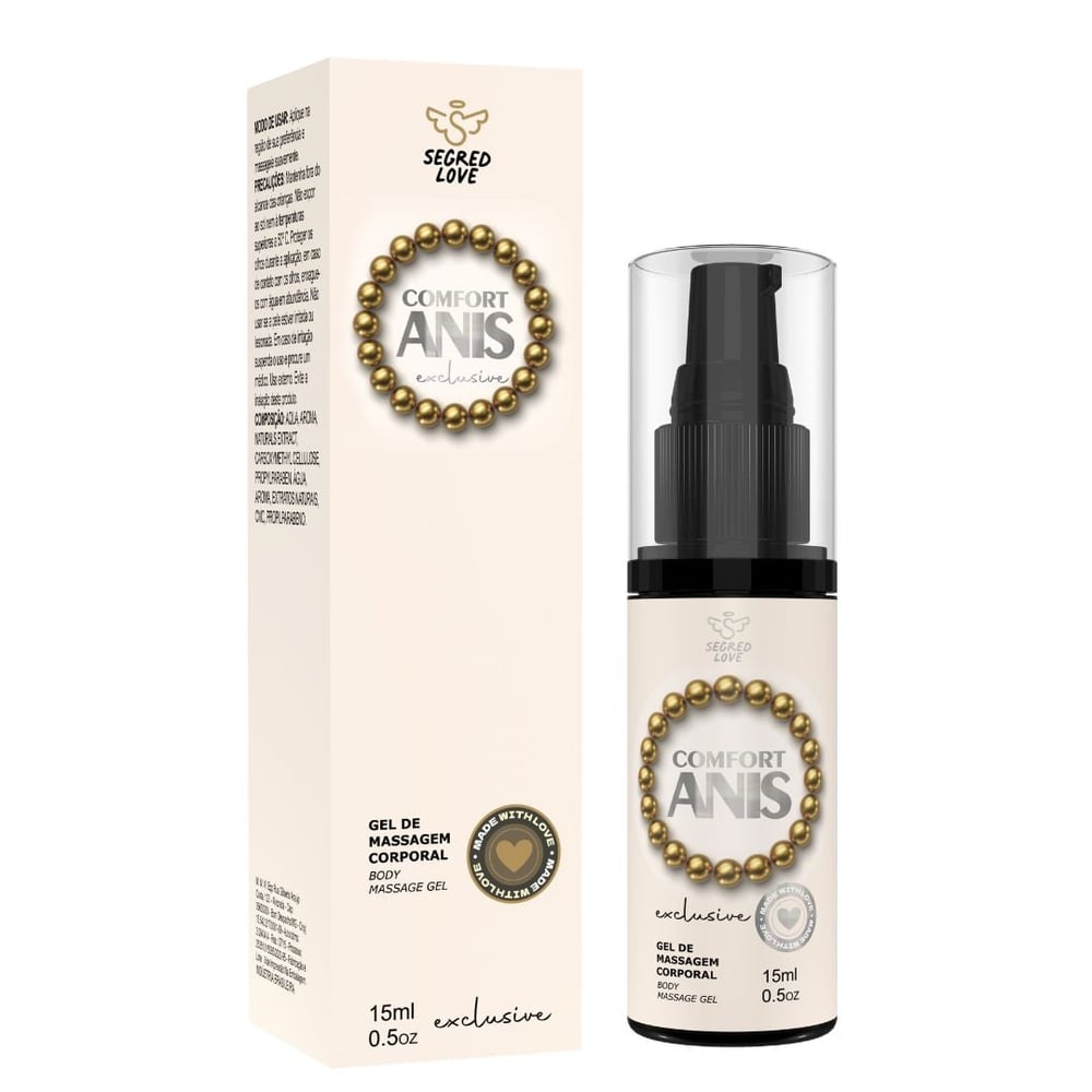 Comfort Anis Dessensibilizante Anal Linha Exclusive 15Ml Segred Love